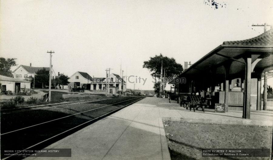 Postcard: Railroad Station & Post Office, West Barnstable, Massachusetts